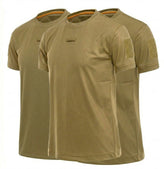 Men's Quick-Dry Tactical T-Shirt 3-Pack – Lightweight Military Shirts