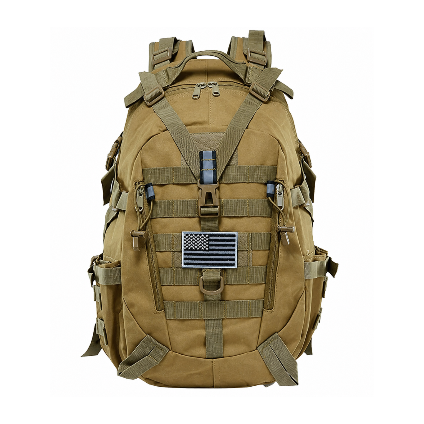TWS Outdoor Hiking Pack Assault Backpack, Coyote