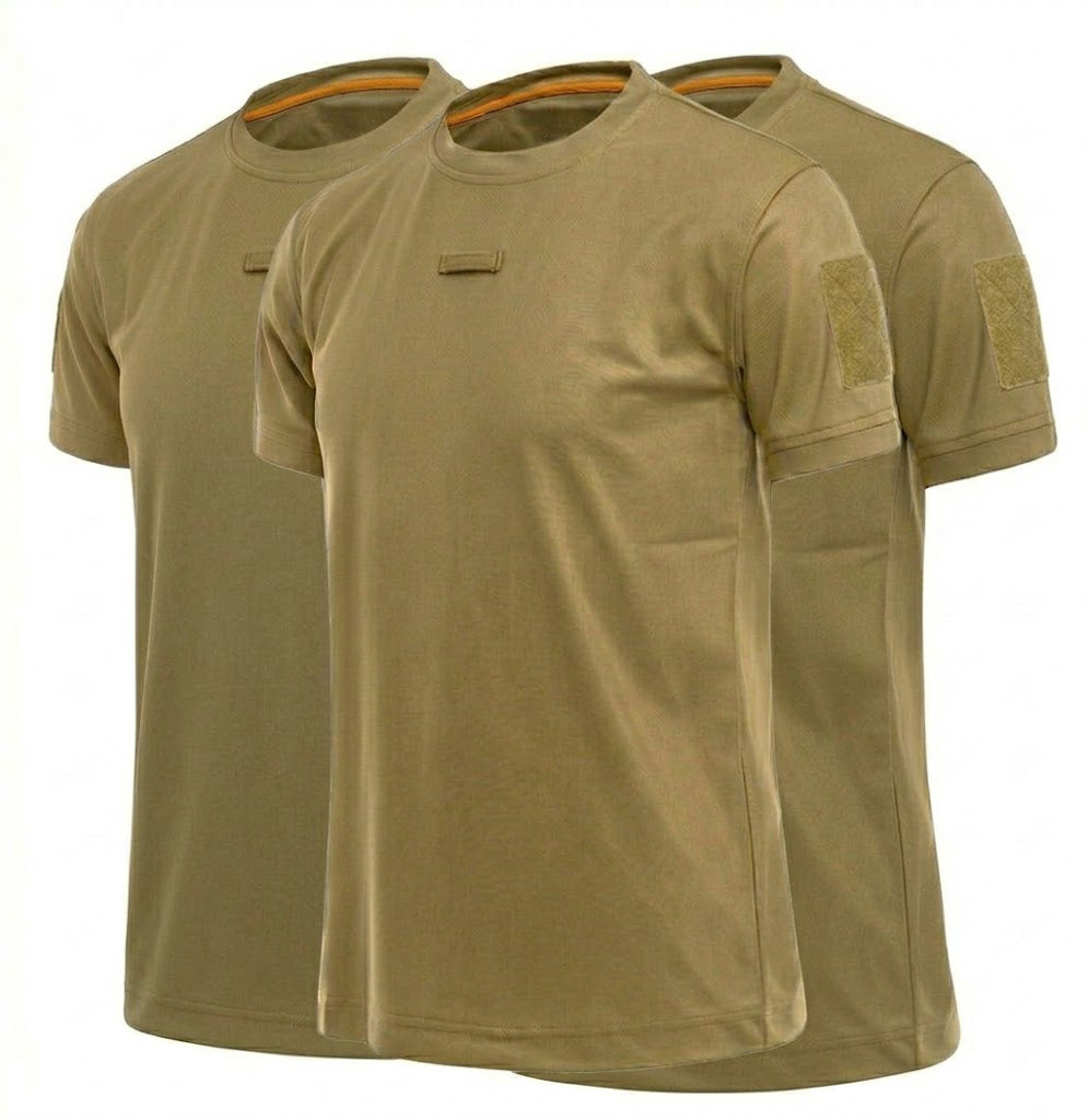Men's Quick-Dry Tactical T-Shirt 3-Pack – Lightweight Military Shirts