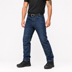 Men’s All-Season Tactical Denim Pants – Multi Pocket & Flexible Fit