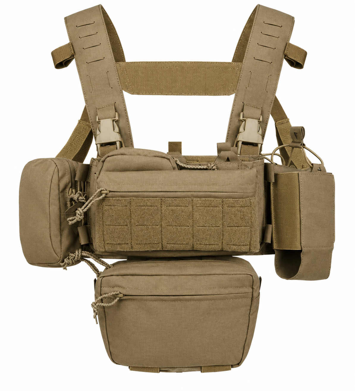 Modular Tactical Chest Rig – Multi Pouch Combat Loadout System
