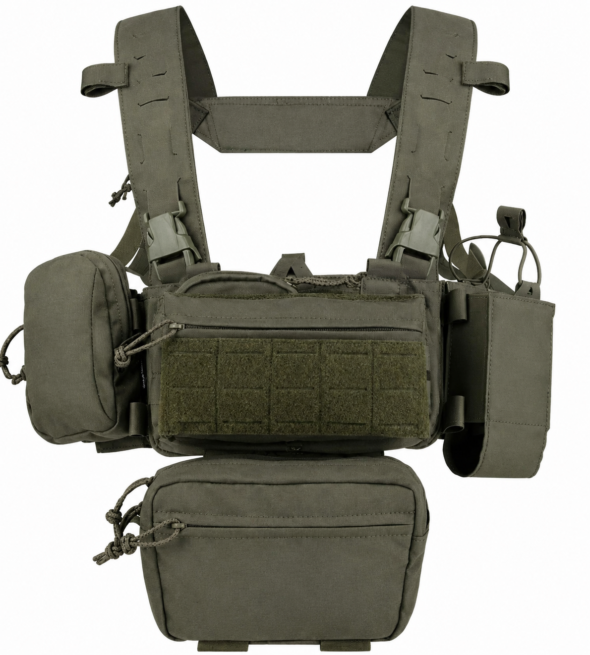 Modular Tactical Chest Rig – Multi Pouch Combat Loadout System