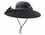 Solar-Powered Cooling Hat – Dual Fan Ventilation & UV Protection