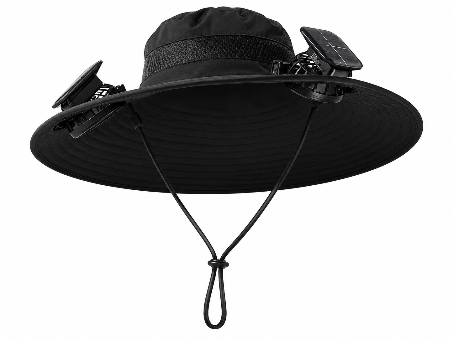 Solar-Powered Cooling Hat – Dual Fan Ventilation & UV Protection