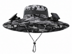 Solar-Powered Cooling Hat – Dual Fan Ventilation & UV Protection