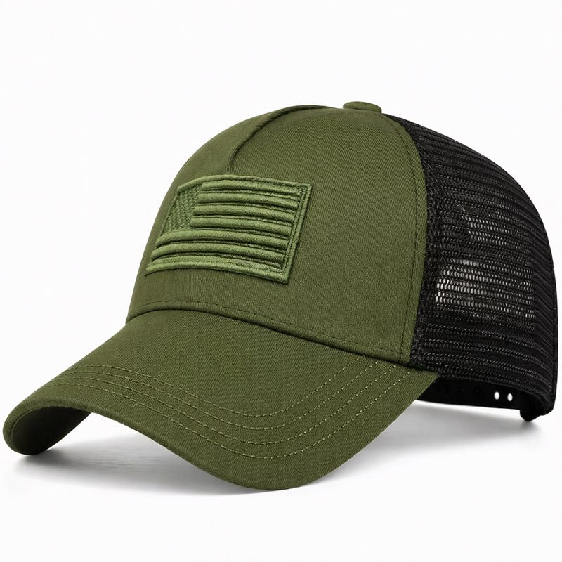 USA Embroidered Trucker Cap – Lightweight Casual Headwear