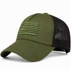 USA Embroidered Trucker Cap – Lightweight Casual Headwear