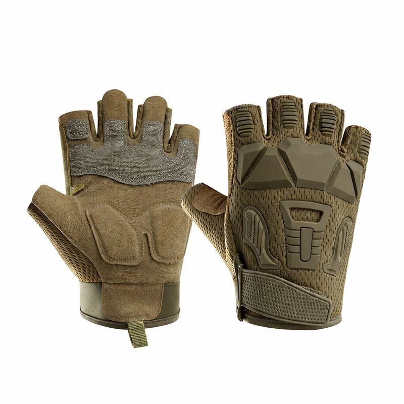 Tactical Half-Finger Gloves – Reinforced Grip & Impact Protection