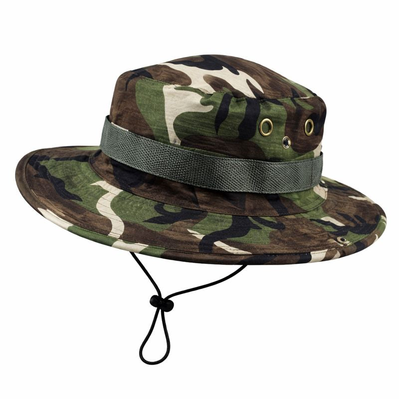 Wide-Brim Tactical Boonie Hat – Lightweight All-Season Field Headwear