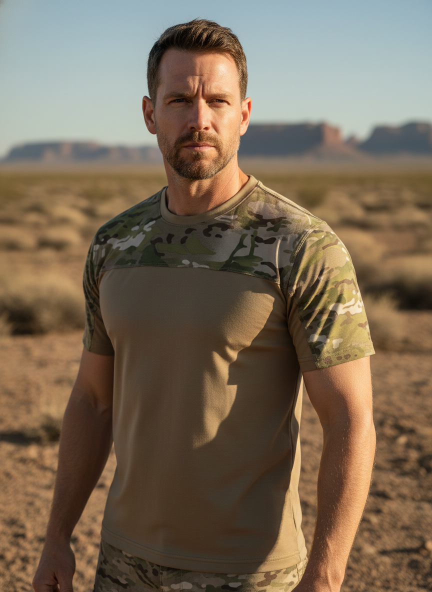Men’s Performance Outdoor T-Shirt – Breathable Comfort & Active Fit