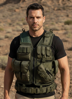 Men’s Tactical Utility Vest – Modular Load-Carrying