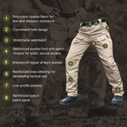 Men's Ripstop Cargo Pants- Archon IX8 Waterproof Tactical Pants