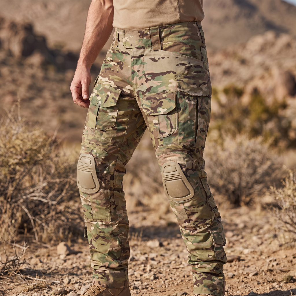 Men's Ripstop Tactical Pants - With Knee Pads - Ripstop