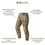 Men's Ripstop Tactical Pants - With Knee Pads - Ripstop