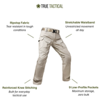 Men's Ripstop Cargo Pants- Archon IX8 Waterproof Tactical Pants