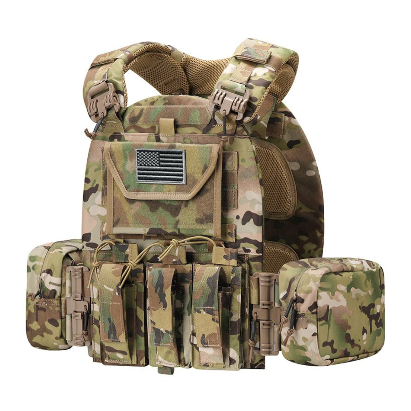 All Mission Quick Release Assault Tactical Vest – MOLLE Plate Carrier