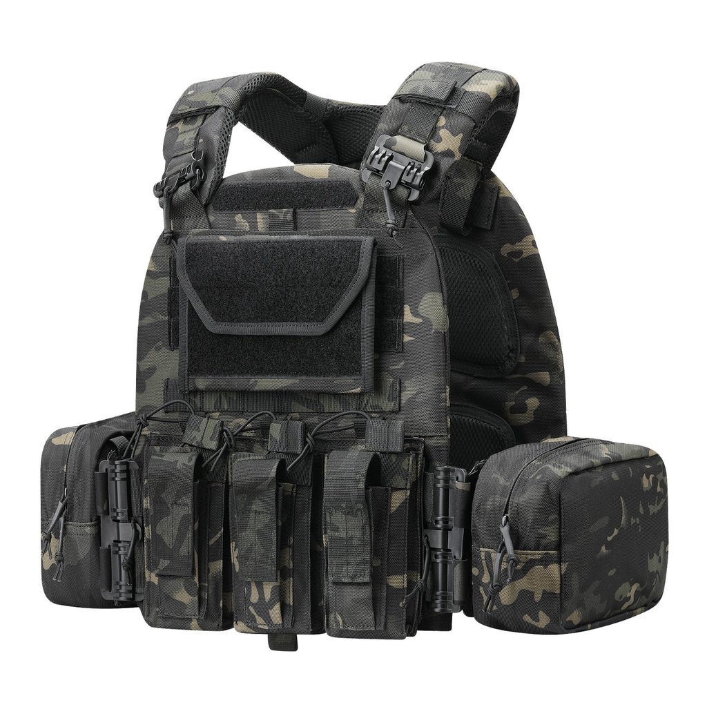 All Mission Quick Release Assault Tactical Vest – MOLLE Plate Carrier