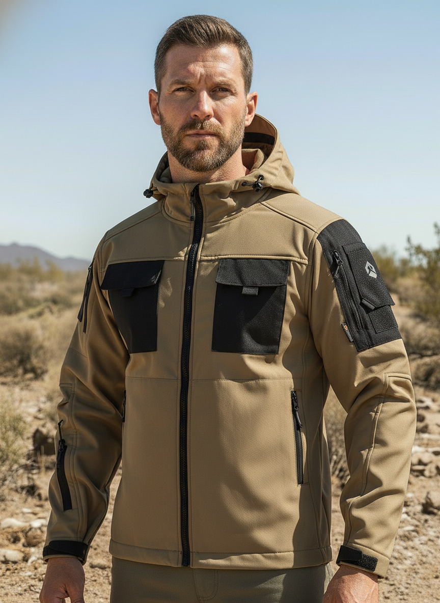 Men’s 5-in-1 Waterproof Tactical Jacket – Modular Design & Weather Protection