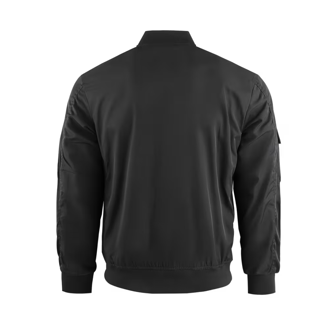 Men’s Casual Tactical Jacket – Stand Collar, Lightweight & Functional