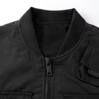 Men’s Casual Tactical Jacket – Stand Collar, Lightweight & Functional