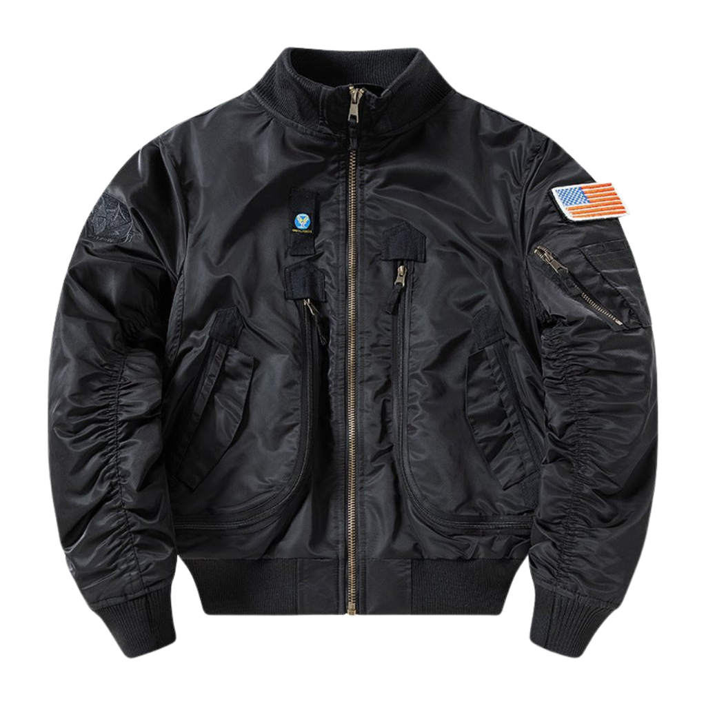 Men’s Tactical Bomber Jacket – Utility Pockets, Weather Protection & Everyday Comfort
