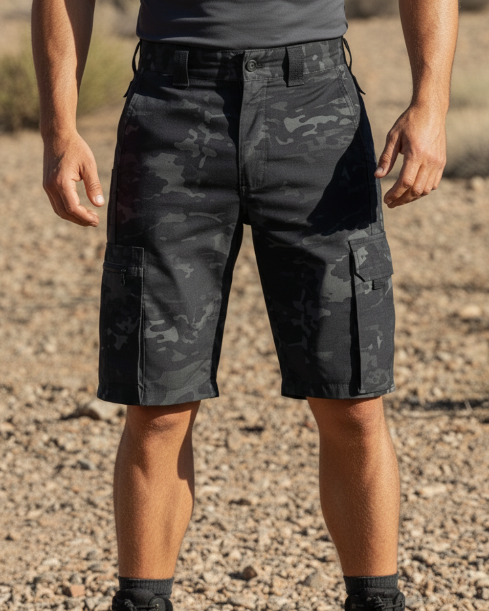 Men’s Tactical Camouflage Shorts – Functional Pockets & Comfortable Fit
