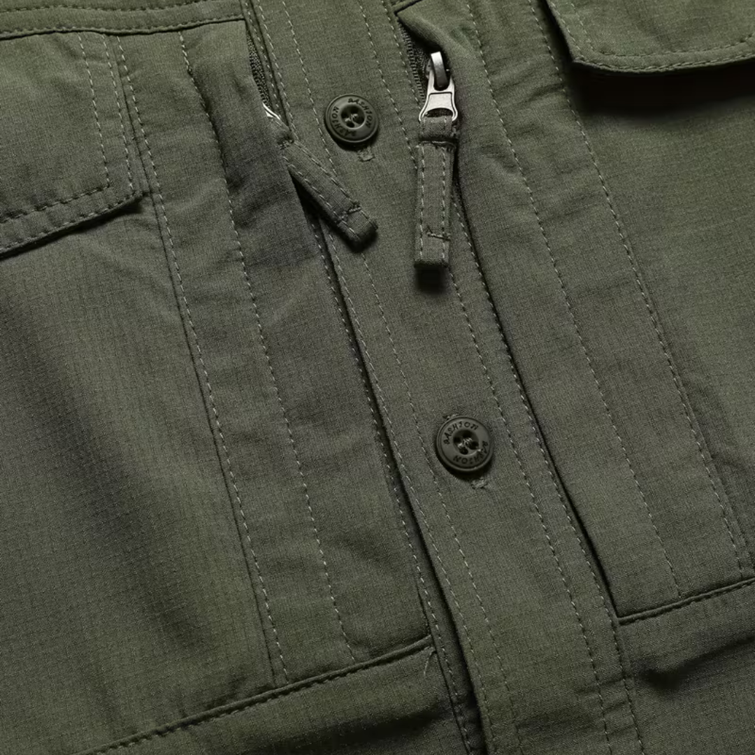 Men’s Tactical Casual Long-Sleeve Shirt – Structured Fit & Everyday Performance