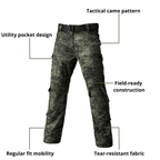 Men’s Tactical Combat Pants – Camo Pattern & Rugged Field Use