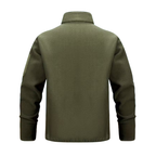 Men’s Tactical Fleece Jacket – Stand Collar, Soft Stretch & Everyday Performance