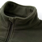 Men’s Tactical Fleece Jacket – Stand Collar, Soft Stretch & Everyday Performance
