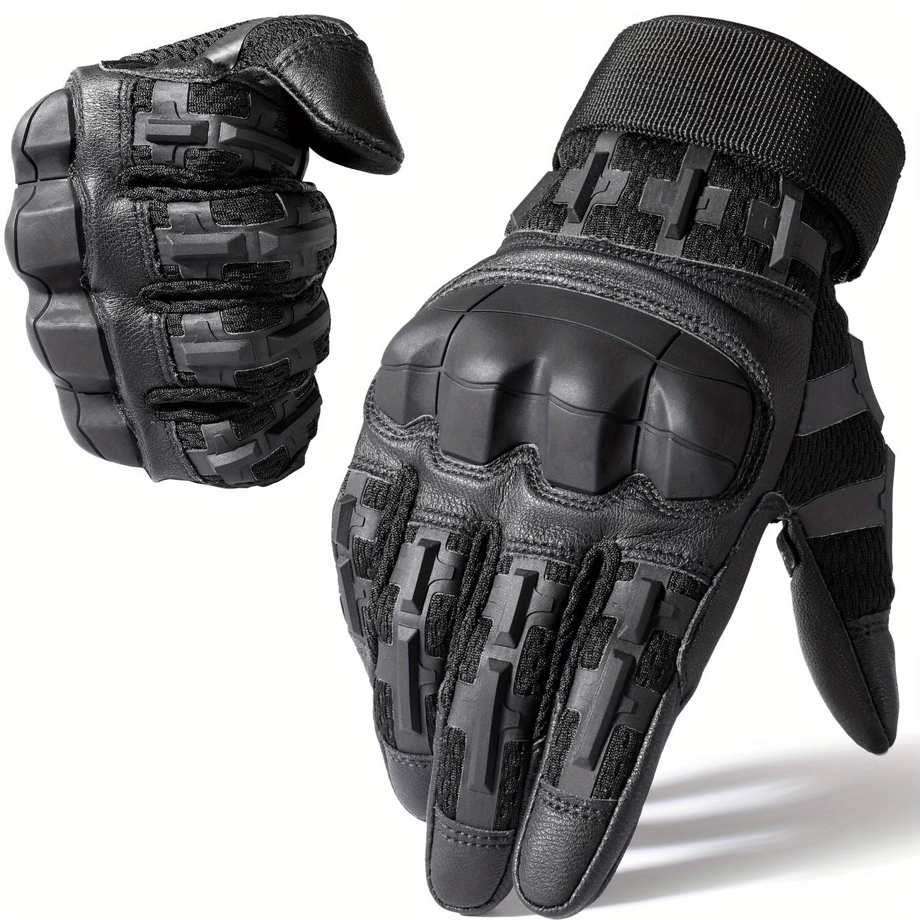 Men's Tactical Gloves - Hardshell Protective - Touchscreen