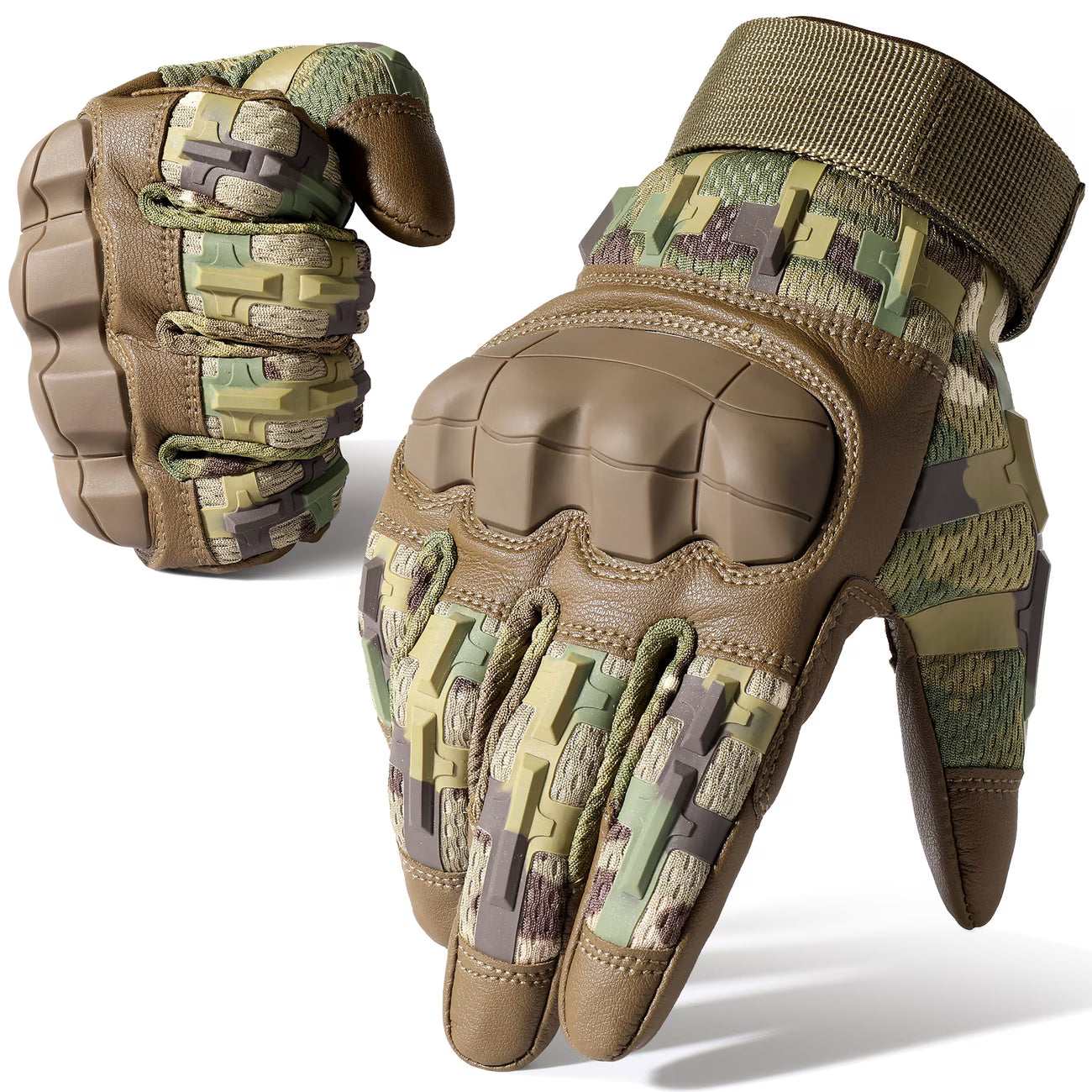 Men's Tactical Gloves - Hardshell Protective - Touchscreen
