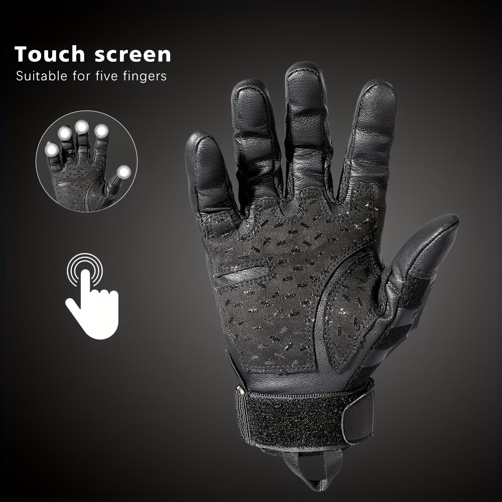 Men's Tactical Gloves - Hardshell Protective - Touchscreen