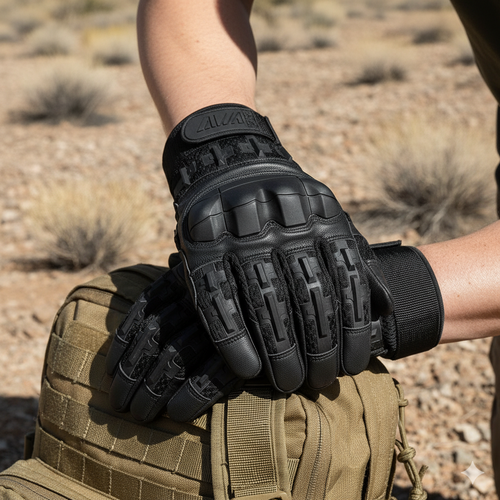 Men's Tactical Gloves - Hardshell Protective - Touchscreen