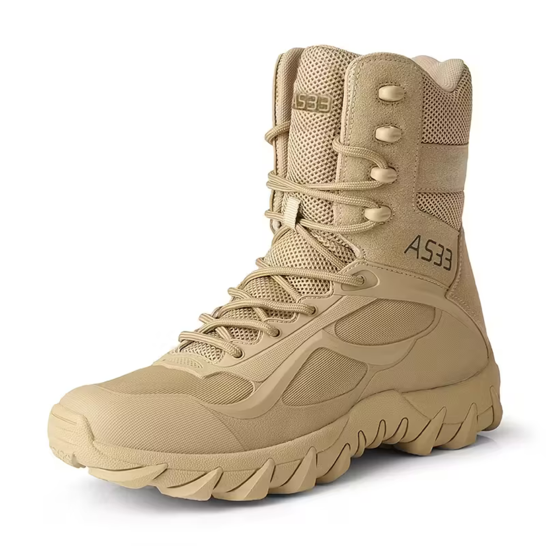 Men’s Tactical High-Ankle Boots – Waterproof, Rugged Grip & All-Season Performance