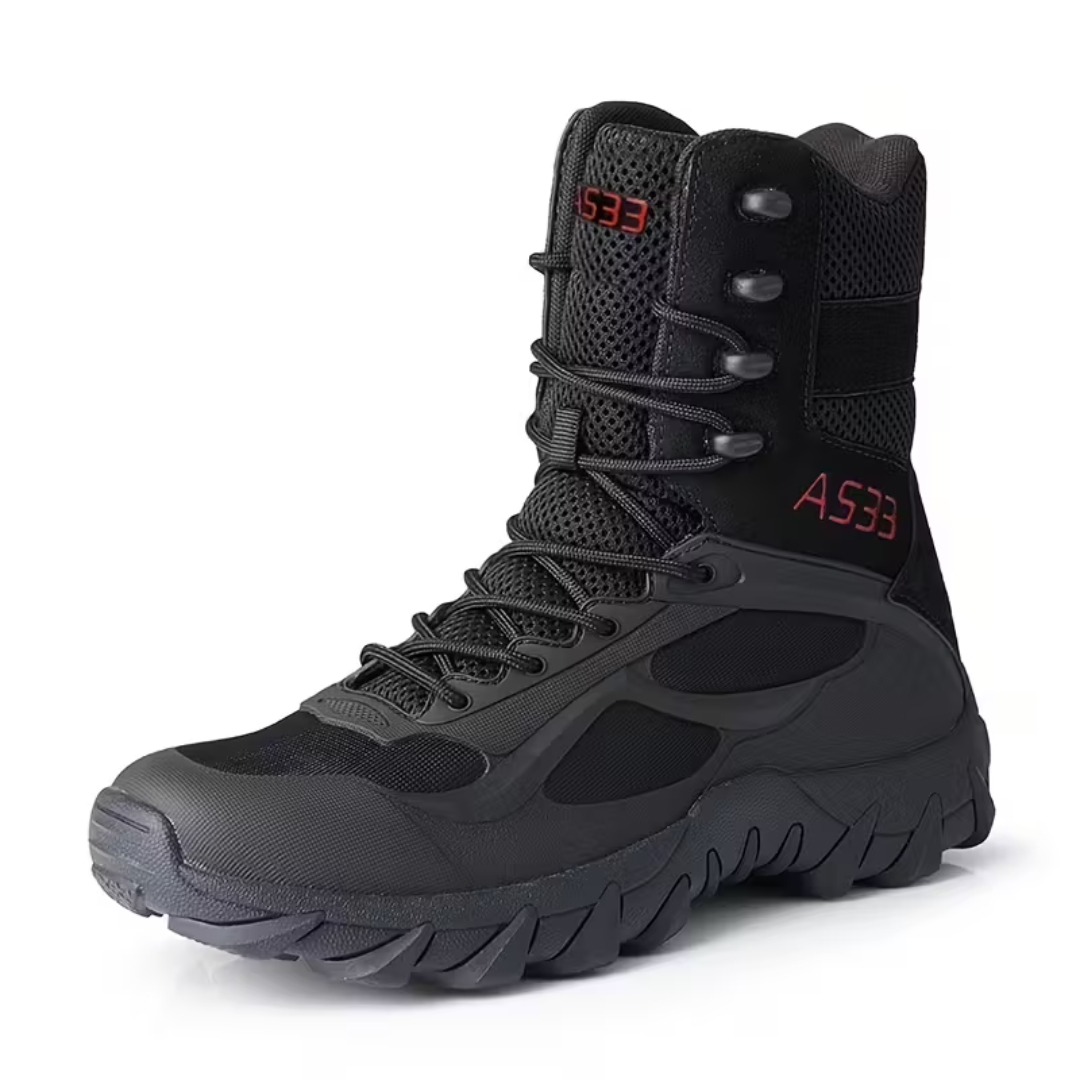 Men’s Tactical High-Ankle Boots – Waterproof, Rugged Grip & All-Season Performance