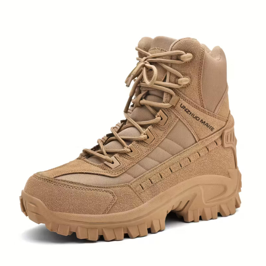 Men’s Tactical High-Ankle Boots – Waterproof, Rugged Grip & All-Season Performance