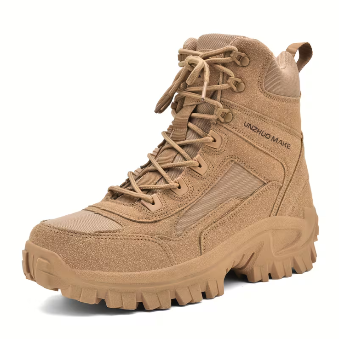 Men’s Tactical High-Ankle Boots – Waterproof, Rugged Grip & All-Season Performance