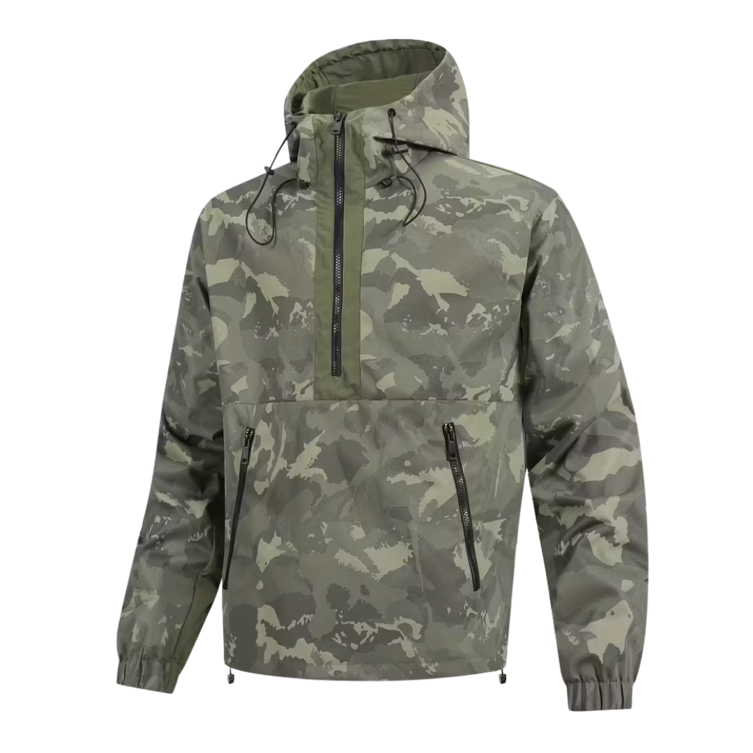 Men’s Tactical Hooded Jacket – Weather-Resistant Shell & Functional Design