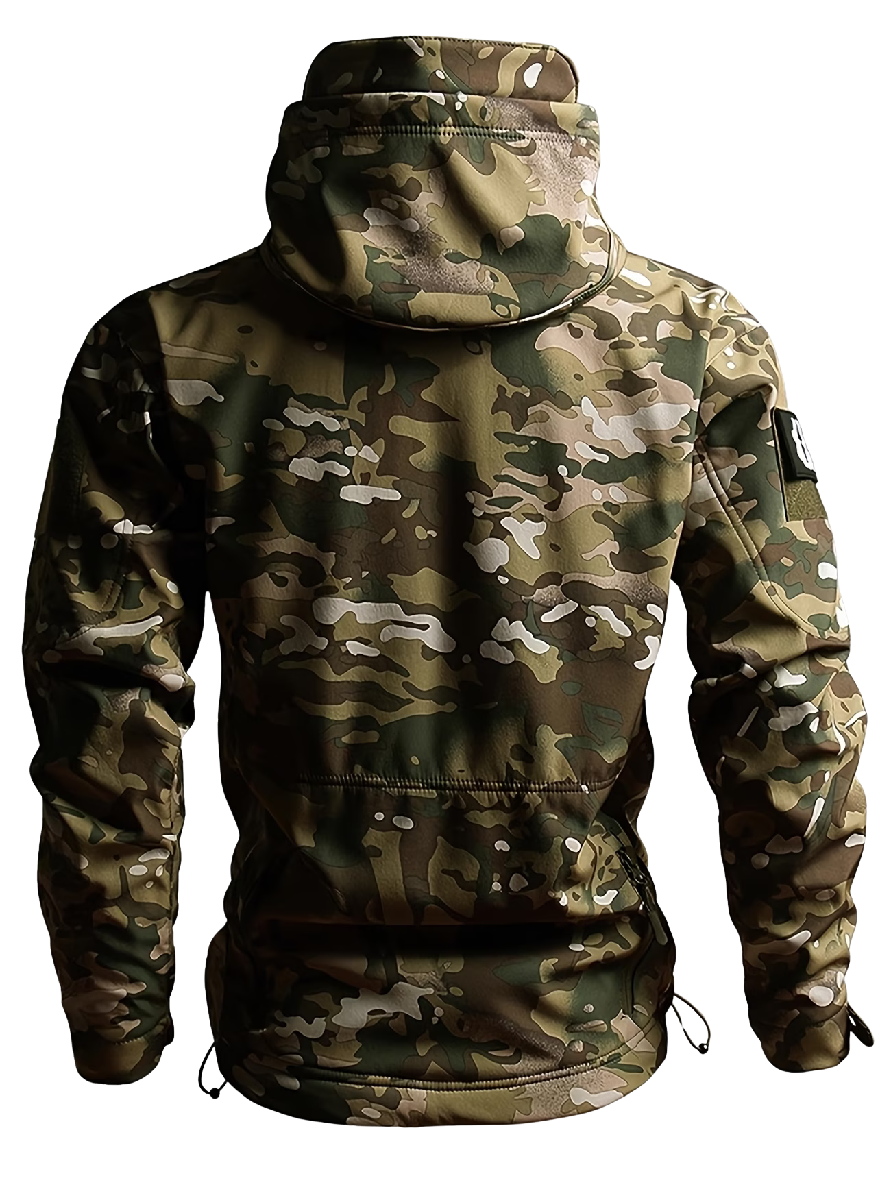 Men's Tactical Jacket - Fleece-Lined - Camouflage