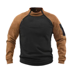 Men’s Tactical Knit Pullover – Ergonomic Fit, Zipper Details & Everyday Performance