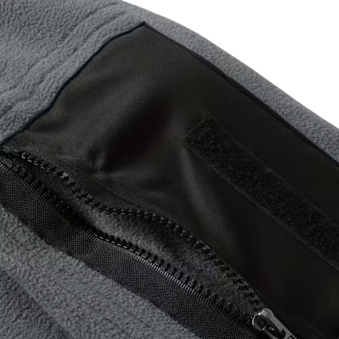 Men’s Tactical Knit Pullover – Ergonomic Fit, Zipper Details & Everyday Performance