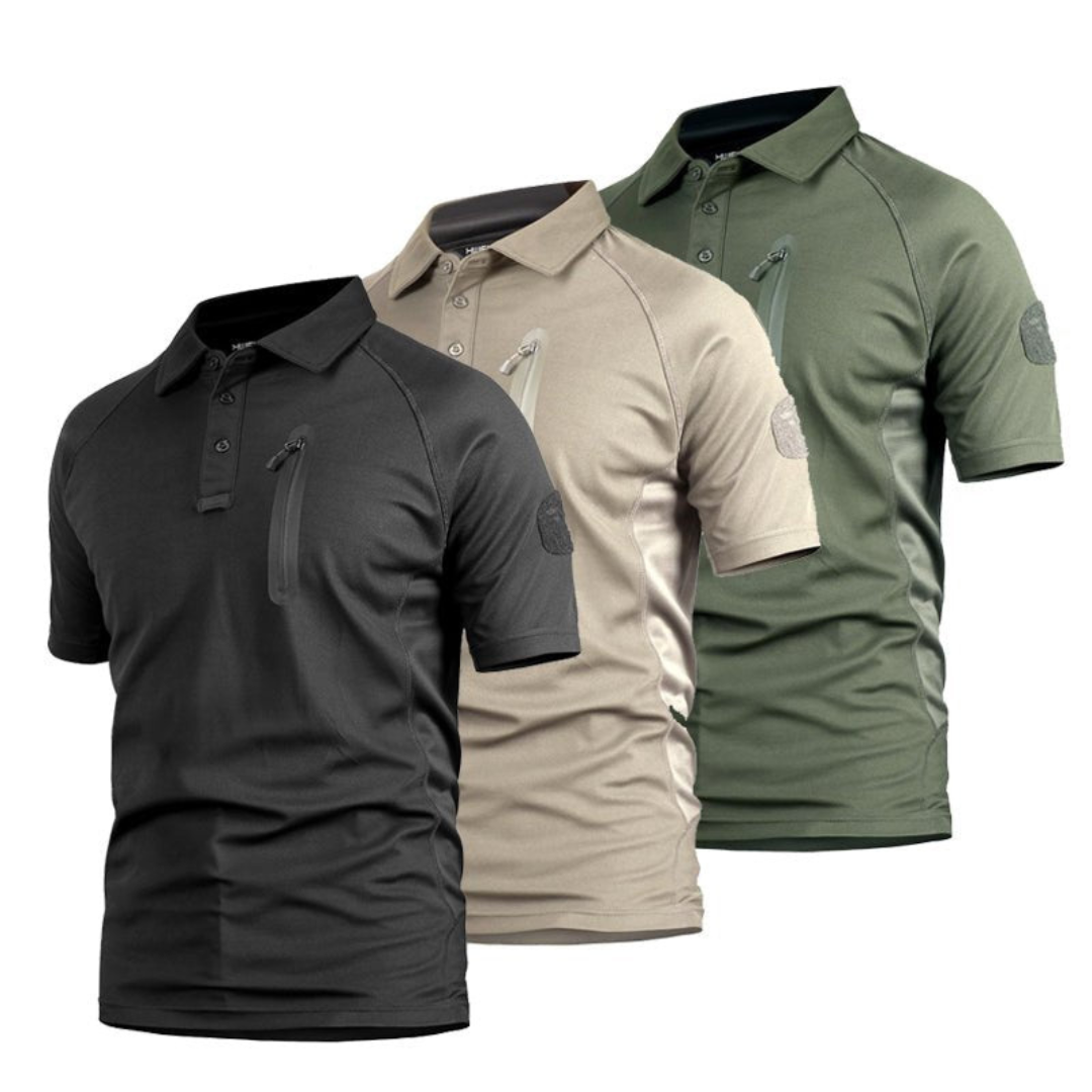 Men’s Tactical Short Sleeve Polo – Quick-Dry Comfort & Utility Fit