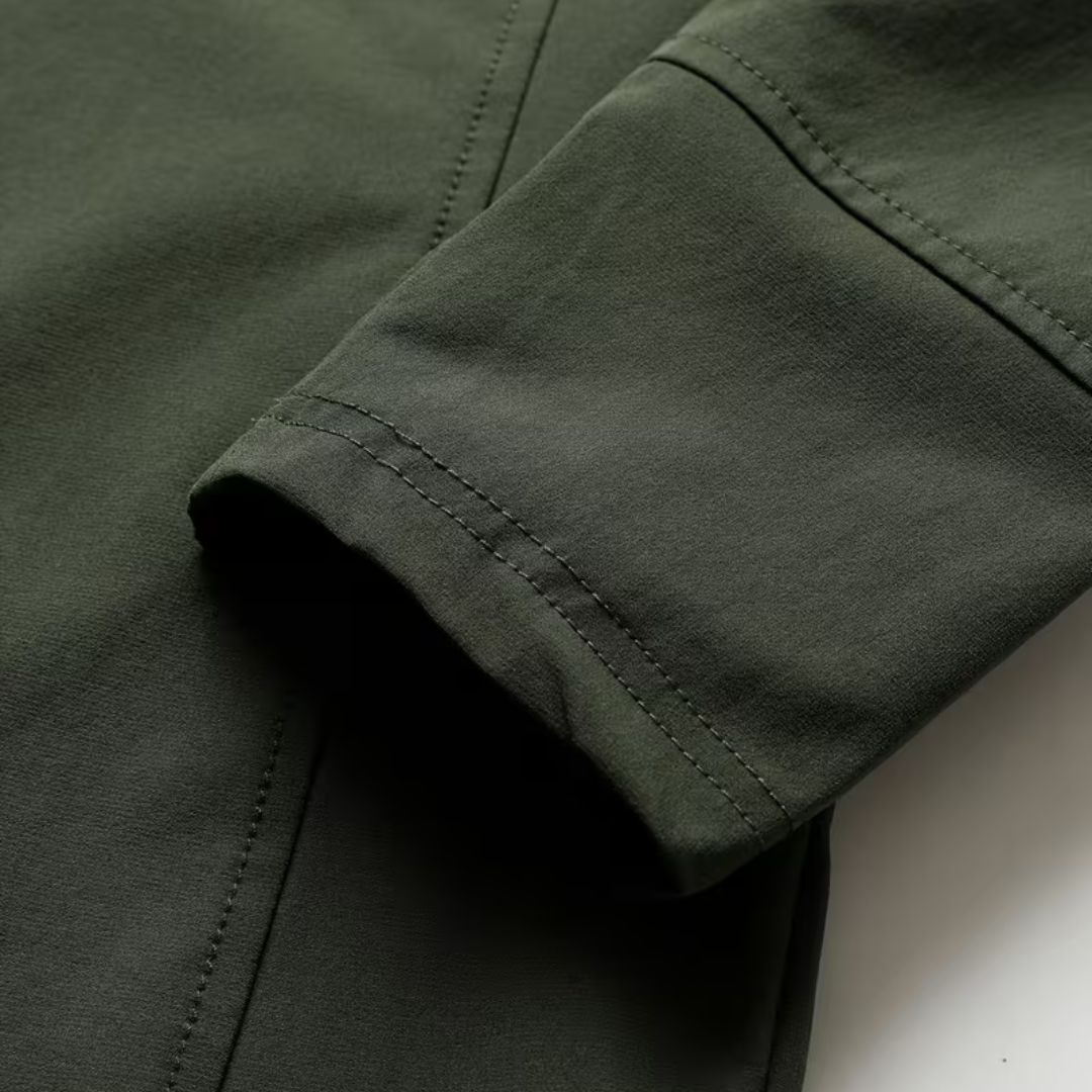 Men’s Tactical Stand Collar Long-Sleeve Top – Ergonomic Fit & Performance Comfort