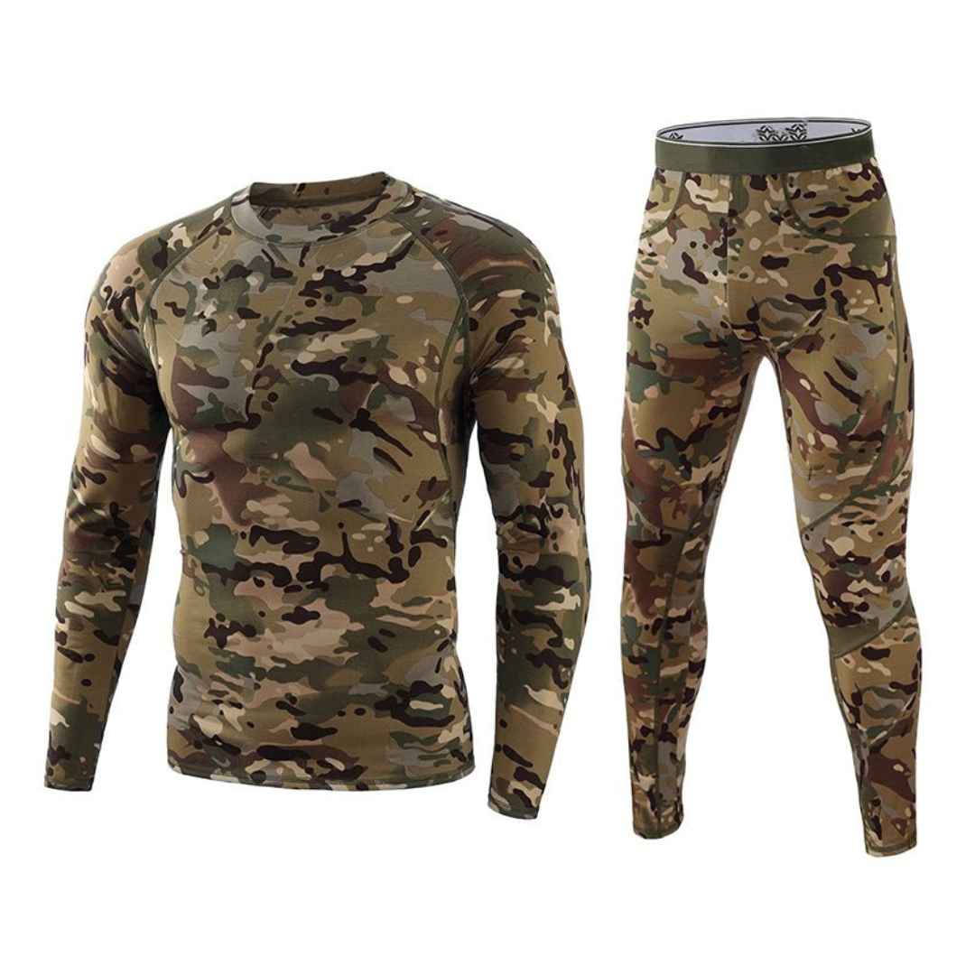 Men’s Tactical Thermal Base Layer Set – Compression Fit & Cold-Weather Comfort