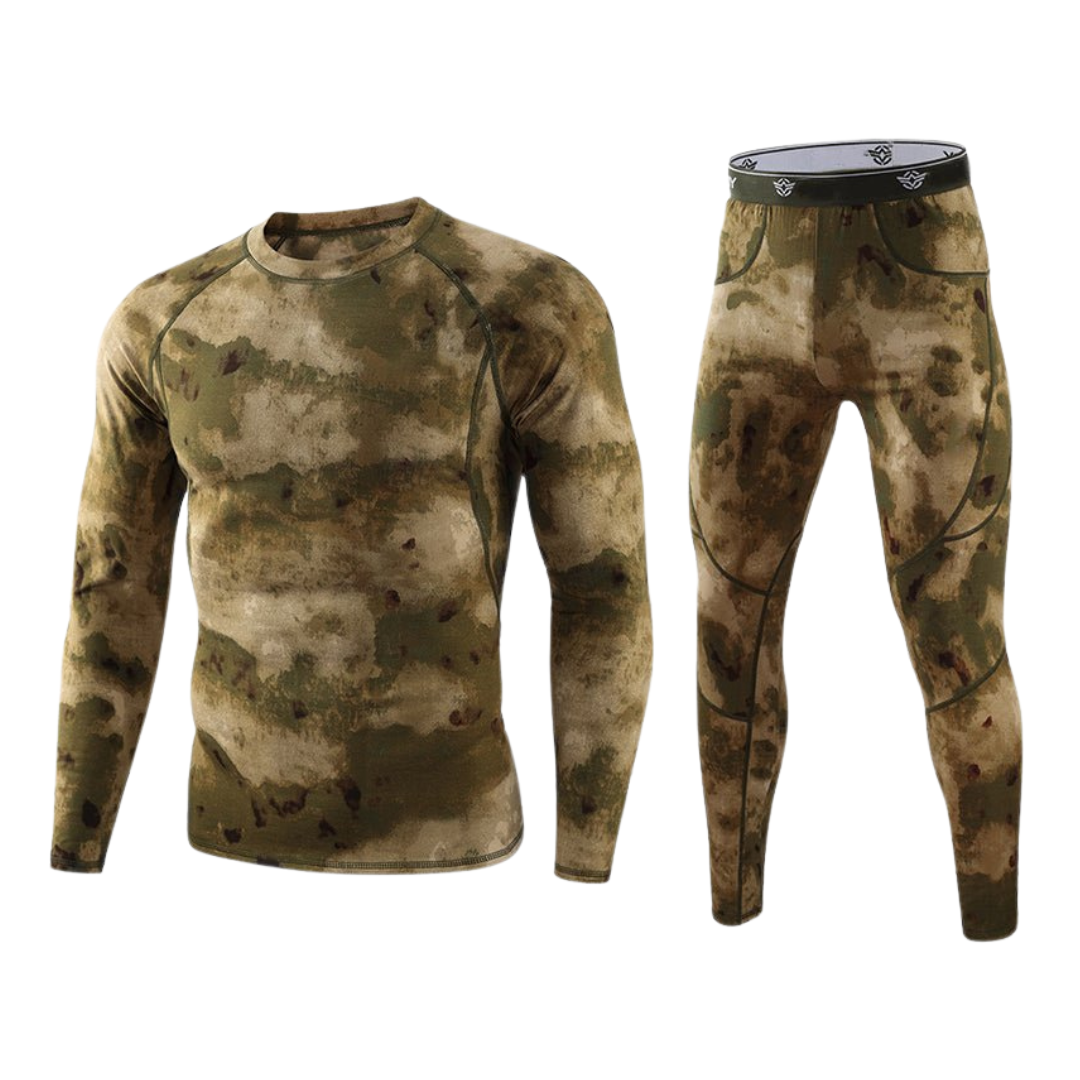 Men’s Tactical Thermal Base Layer Set – Compression Fit & Cold-Weather Comfort