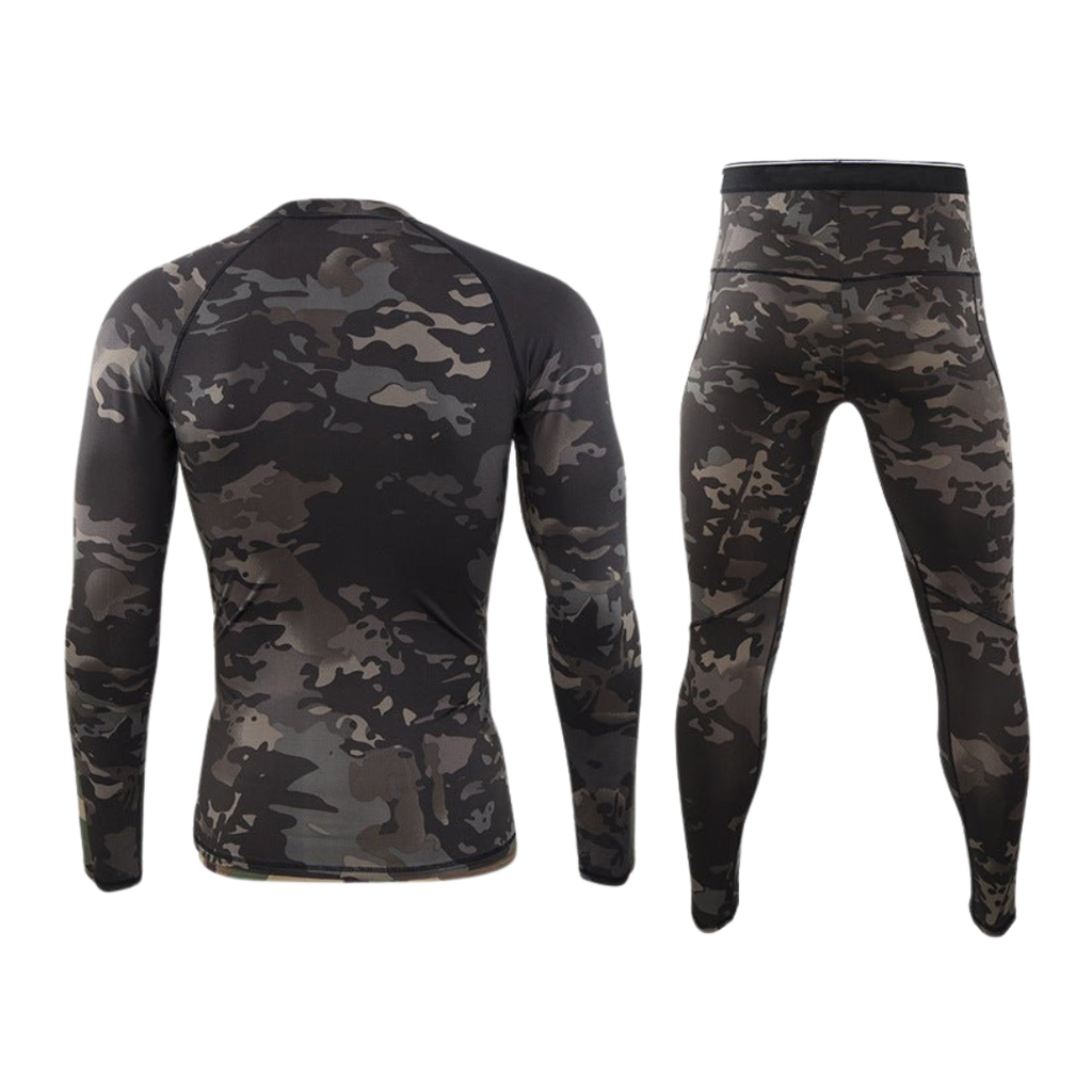 Men’s Tactical Thermal Base Layer Set – Compression Fit & Cold-Weather Comfort