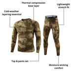 Men’s Tactical Thermal Base Layer Set – Compression Fit & Cold-Weather Comfort