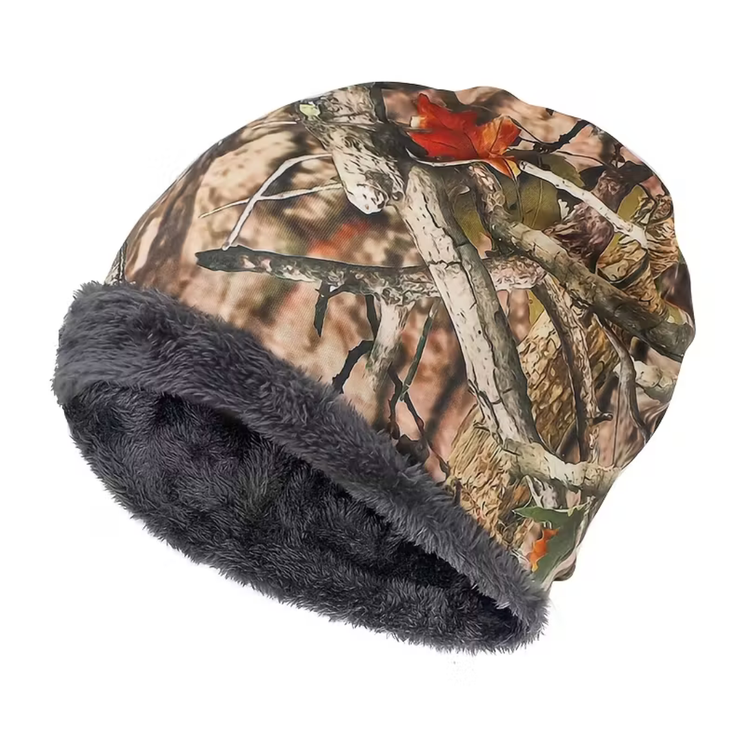 Men’s Tactical Winter Beanie & Neck Warmer Set – Insulated Warmth & Camo Design
