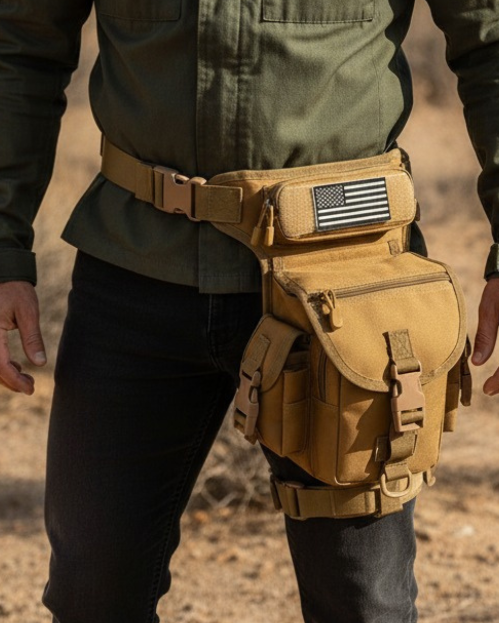 Tactical Thigh Bag – Secure Utility & Stable Leg Carry